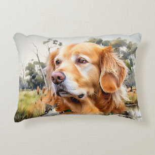 Golden Retriever Accent Pillow