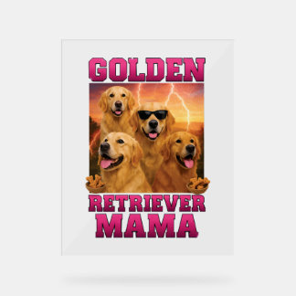 Golden Retriever   Acrylic Sign