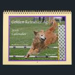 Golden Retriever Agility Calendar<br><div class="desc">Spectacular original Golden Retriever agility photos, plus comments by the dog in her own words.</div>