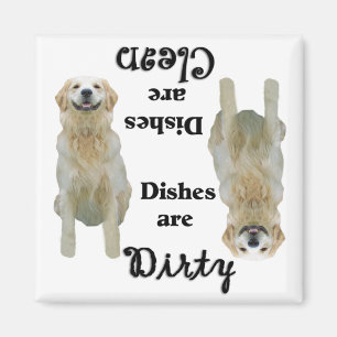 Golden Retriever Amateurs de lave-vaisselle Magnet