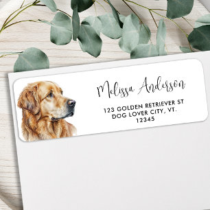 Golden Retriever Amoureux des chiens Pet Adresse d