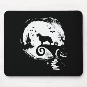 Golden Retriever And Moon Halloween Costume Dog Lo Mouse Pad