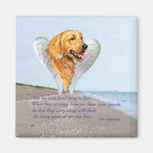 Golden Retriever Angel Magnet