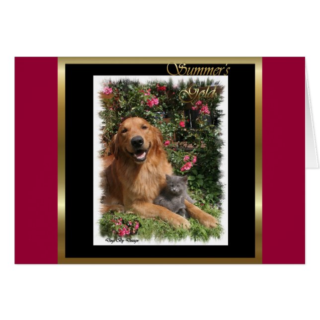 Golden Retriever Art Gifts (Front Horizontal)