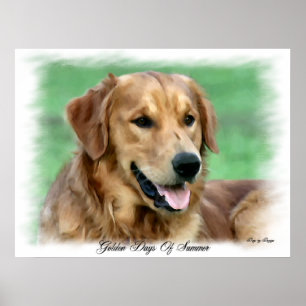Golden Retriever Art Gifts Poster