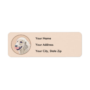 Golden Retriever avec Tennis Ball Peinture Chien A