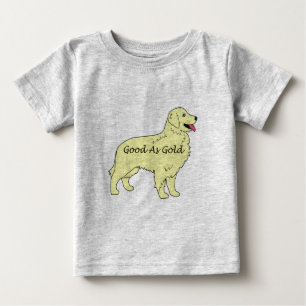Golden Retriever Baby Creeper Good As Gold