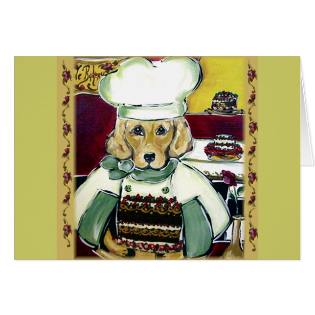 Golden Retriever Baker (Devant horizontal)