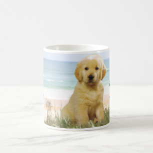 Golden Retriever Beach Mug