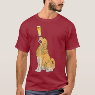 Golden Retriever  Beer Lovers Shirt Craft Beer
