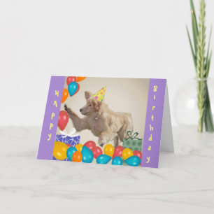 Golden Retriever Birthday Card
