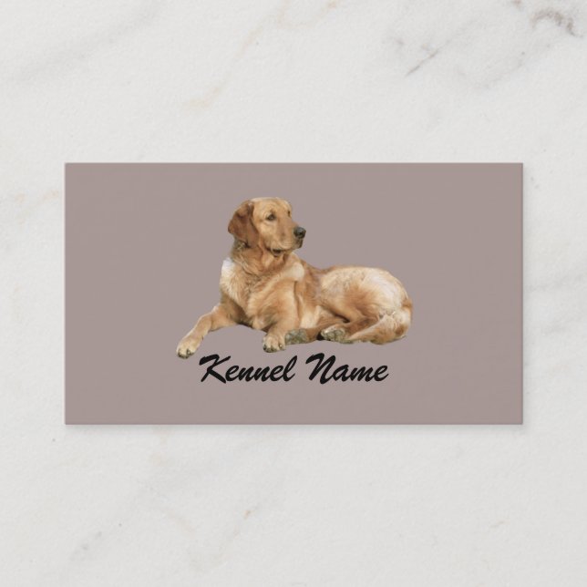 Golden Retriever Breeder Business Card (Front)