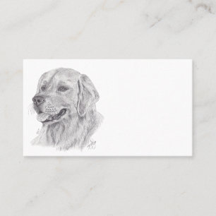 GOLDEN RETRIEVER BUSINESS CARD