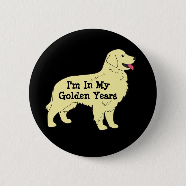 Golden Retriever Button (Front)