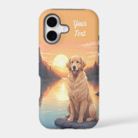 Golden Retriever by Lake