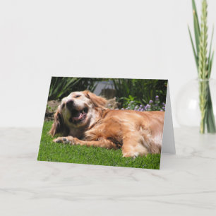 Golden Retriever Card