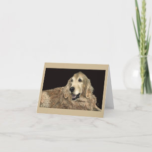 Golden Retriever Card