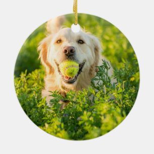 Golden Retriever Ceramic Ornament