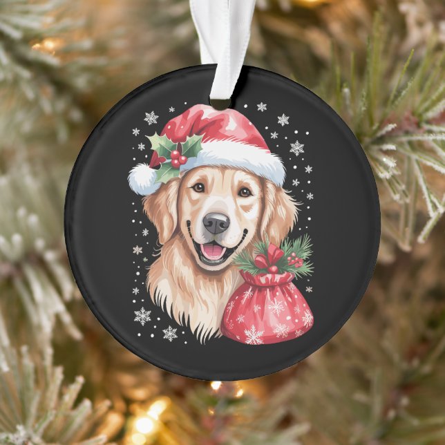 Golden Retriever Chien Noël Fête de Noël Light (Arbre)