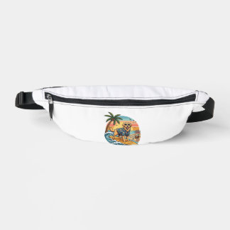 Golden Retriever Chien Surfant Planche de Surf Cou