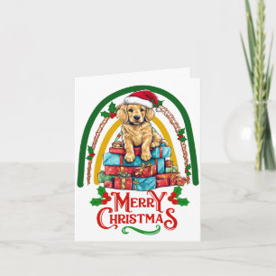 Golden Retriever Christmas Card