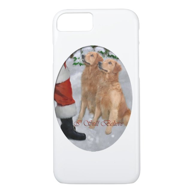 Golden Retriever Christmas Case-Mate iPhone Case (Back)