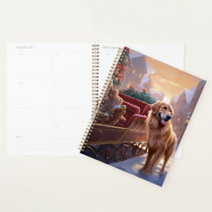 Golden Retriever Christmas Festive Season Planner