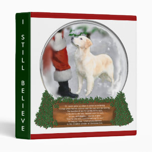 Golden Retriever Christmas Gifts Binder