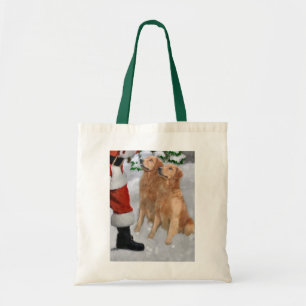 Golden Retriever Christmas Gifts Tote Bag