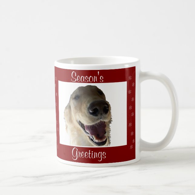 Golden Retriever Christmas Mug (Right)