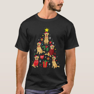 Golden Retriever Christmas Ornament Tree Decor Dog T-Shirt