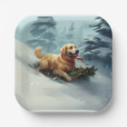 Golden Retriever Christmas snow winter