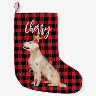 Golden Retriever Christmas Stocking