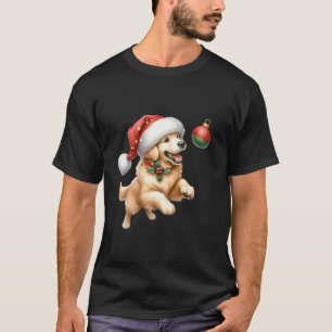 Golden Retriever Christmas Winter Dog  T-Shirt