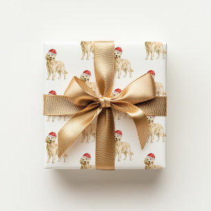 Golden Retriever Christmas Wrapping Paper