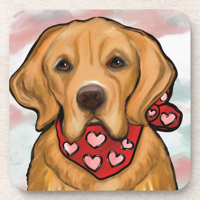 Golden Retriever Coaster (Front)
