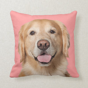 Golden Retriever - Corona Throw Pillow