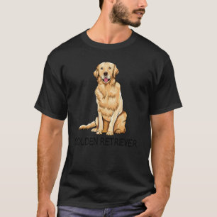 Golden Retriever Crazy Dog T-Shirt