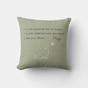 Golden Retriever Custom Photo Pillow Dog Mom Gift