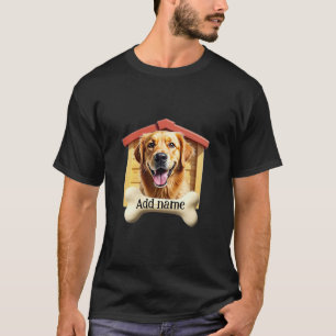Golden Retriever Customizable Print on Demand  T-Shirt