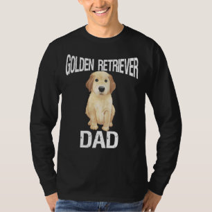 Golden Retriever Dad Funny Father Day Cute Family T-Shirt