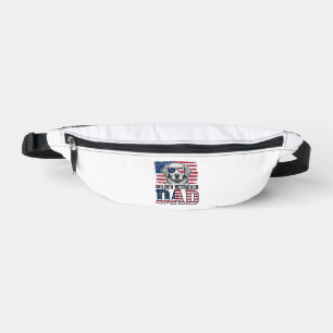 Golden Retriever Dad Patriotic Vintage Dog Shirt_1 Fanny Pack