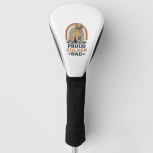 Golden Retriever Dad Shirt Vintage Dog Father Gift Golf Head Cover