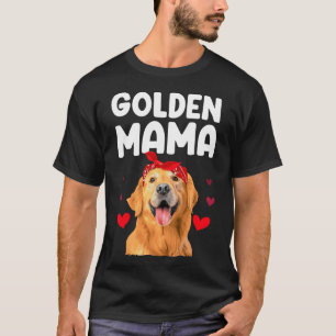 Golden Retriever Design For Mom Women Golden Retri T-Shirt