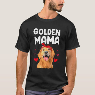 Golden Retriever Design For Mom Women Golden Retri T-Shirt
