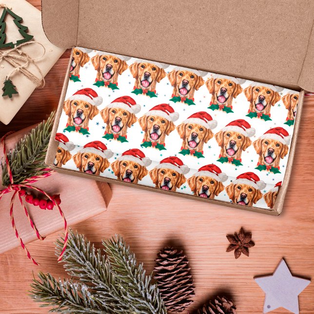 Golden Retriever Dog Breed Christmas Tissue Paper (Creator Uploaded)