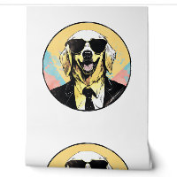 Golden Retriever Dog Businessman