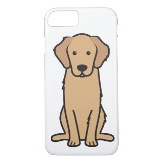 Golden Retriever Dog Cartoon Case-Mate iPhone Case