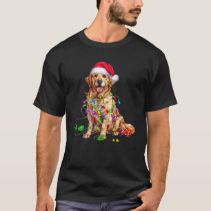 Golden retriever dog Christmas Ornament Tree Dog M T-Shirt