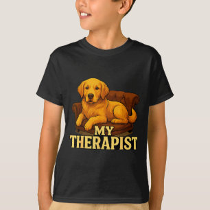 Golden Retriever Dog Clothes For Humans My Therast T-Shirt
